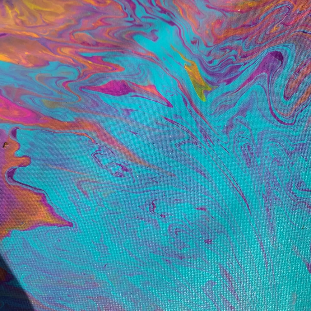Oil spill painting